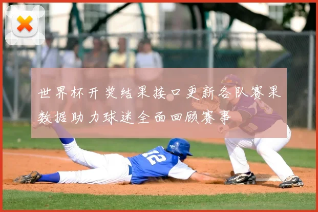 世界杯开奖结果接口更新各队赛果数据助力球迷全面回顾赛事
